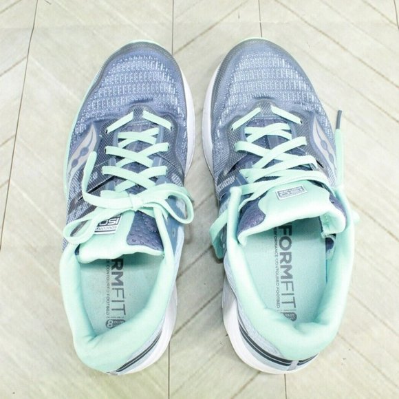 Saucony Guide ISO 2 Gray Aqua Nylon Lace Up Sneaker Running Shoes Size 8 - Picture 9 of 9